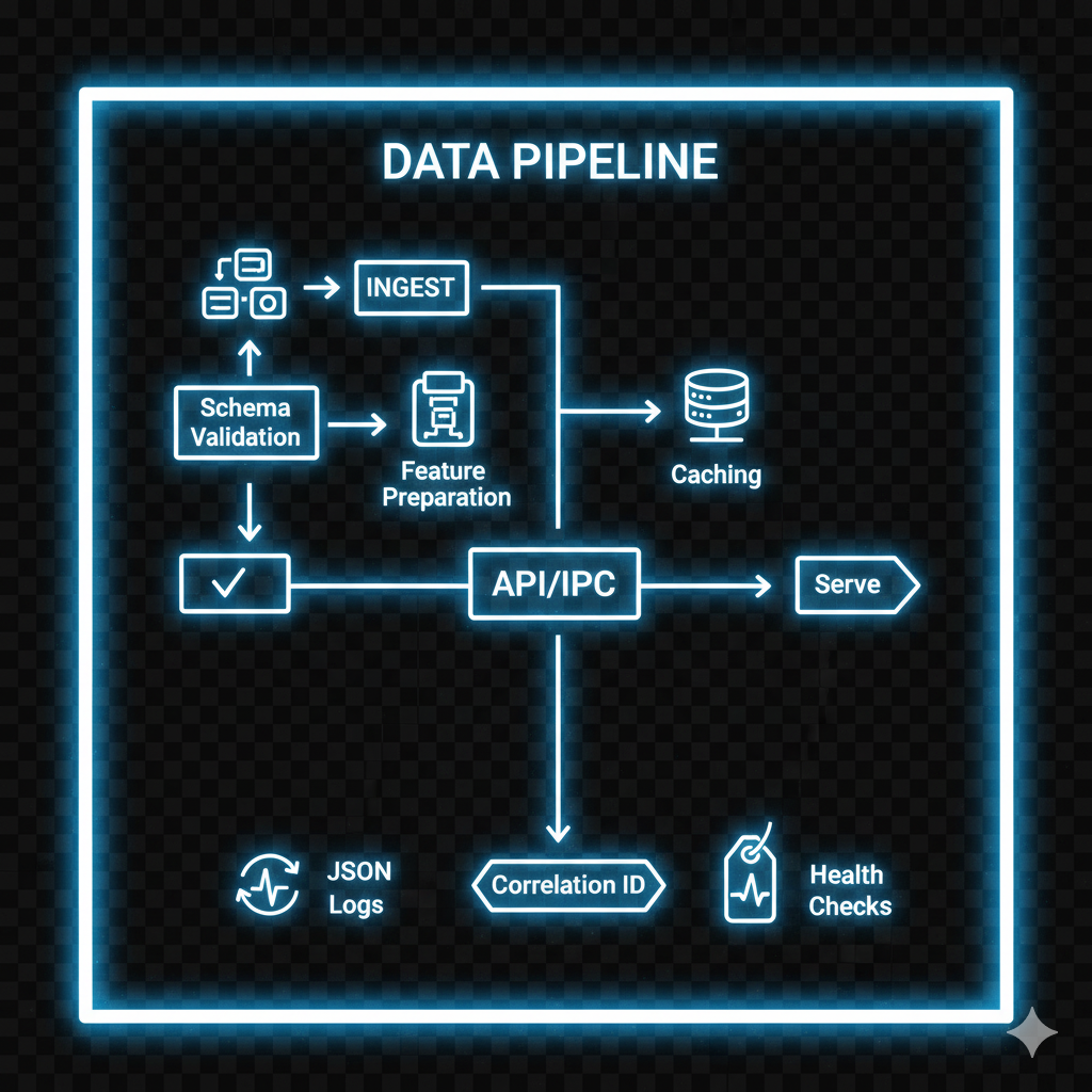 Data pipeline DAG and checks