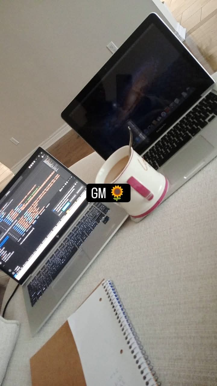 Late-night coding grind